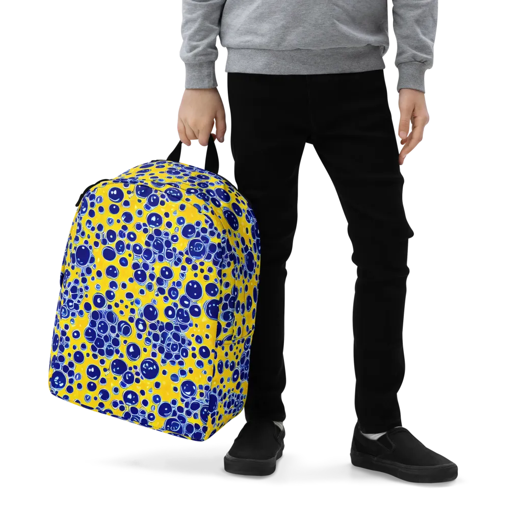 Cobalt Fizz on Minimalist Backpack — Zoomed-in
