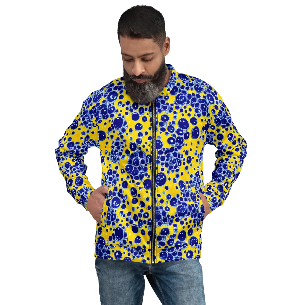 Cobalt Fizz on Bomber Jacket — Front