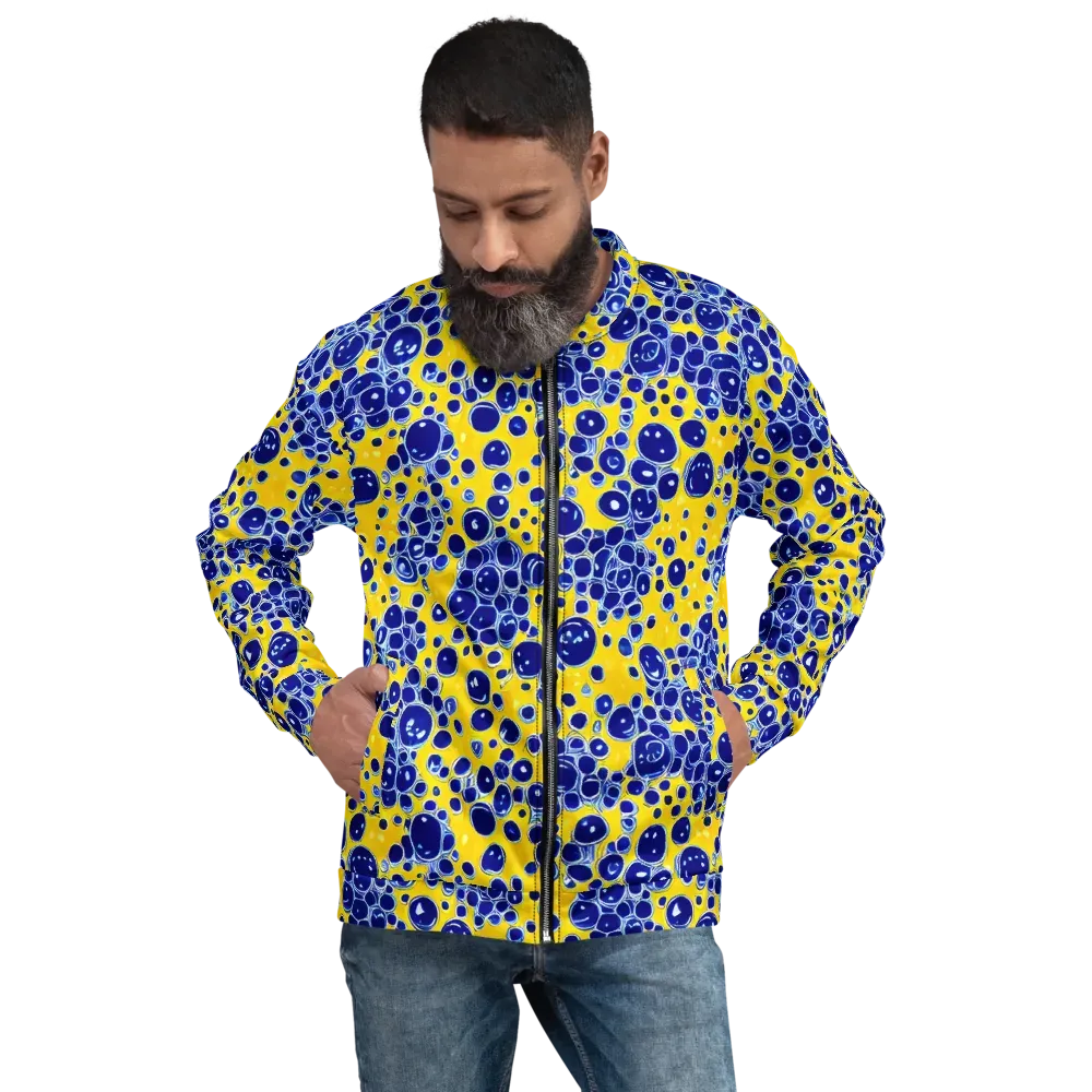 Cobalt Fizz on Bomber Jacket — Front