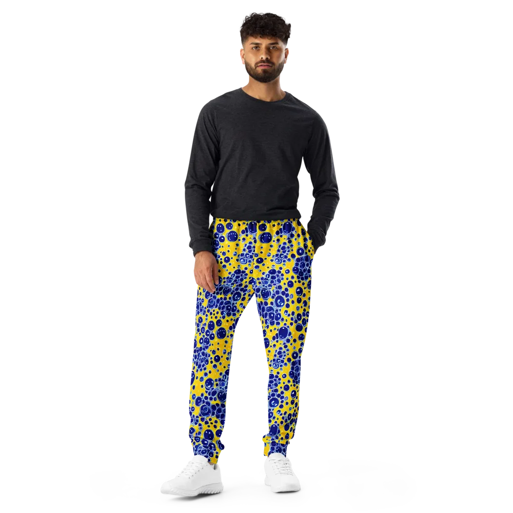 Cobalt Fizz on Men's Joggers — Front
