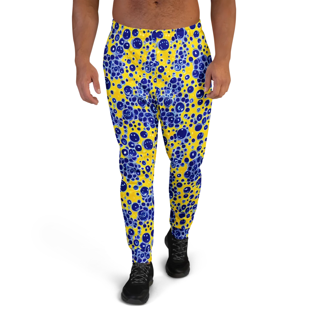 Cobalt Fizz on Men's Joggers — Front