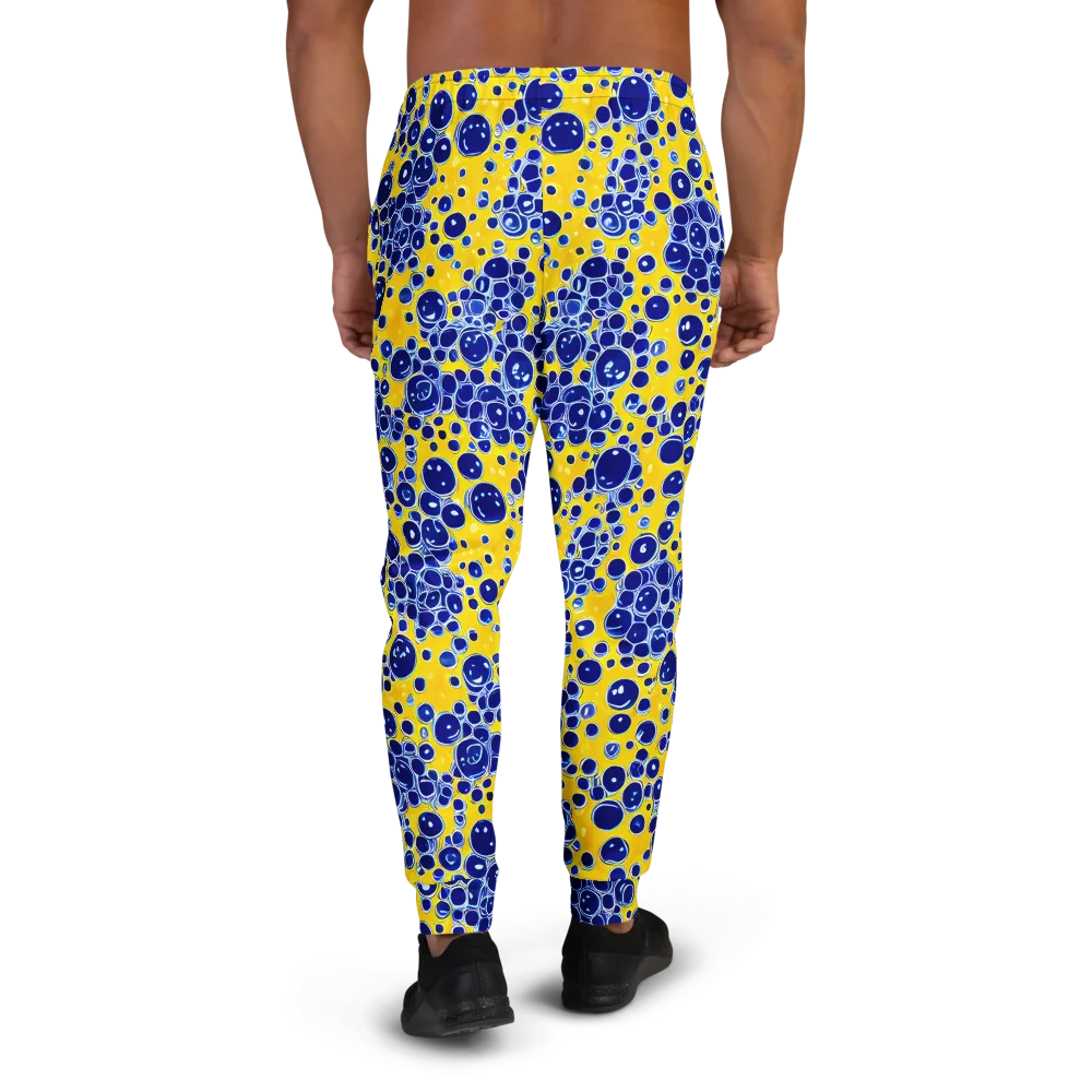 Cobalt Fizz on Men's Joggers — Back
