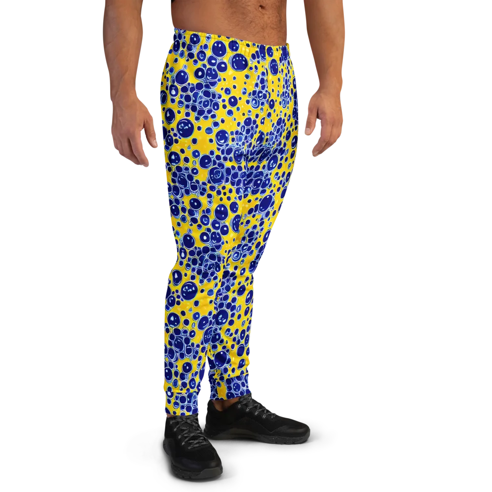 Cobalt Fizz on Men's Joggers — Right