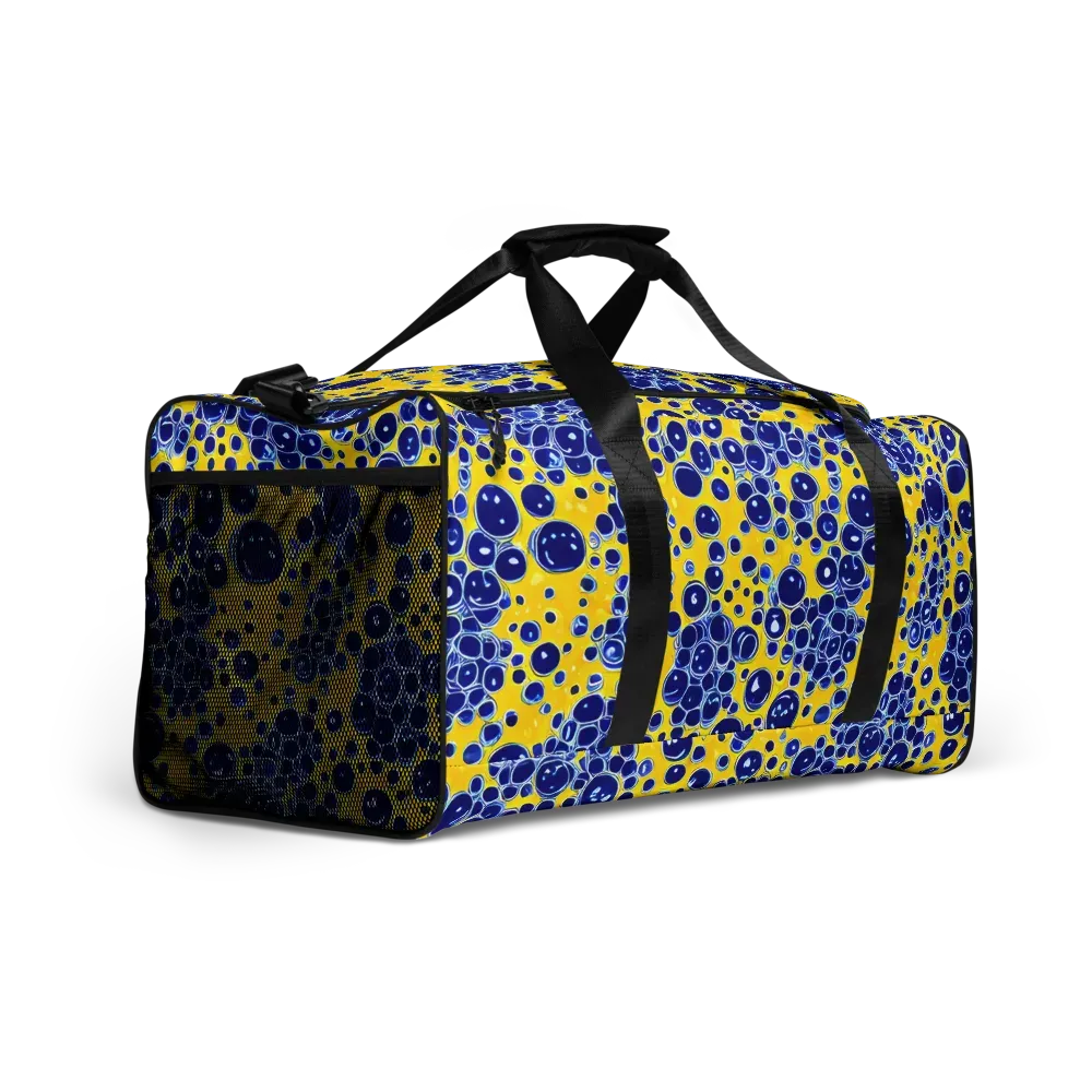Cobalt Fizz on Duffle Bag — Right Front