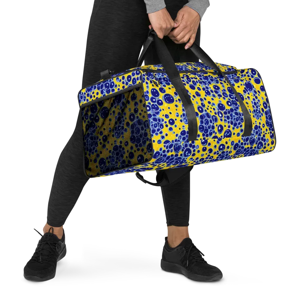 Cobalt Fizz on Duffle Bag — Right Front