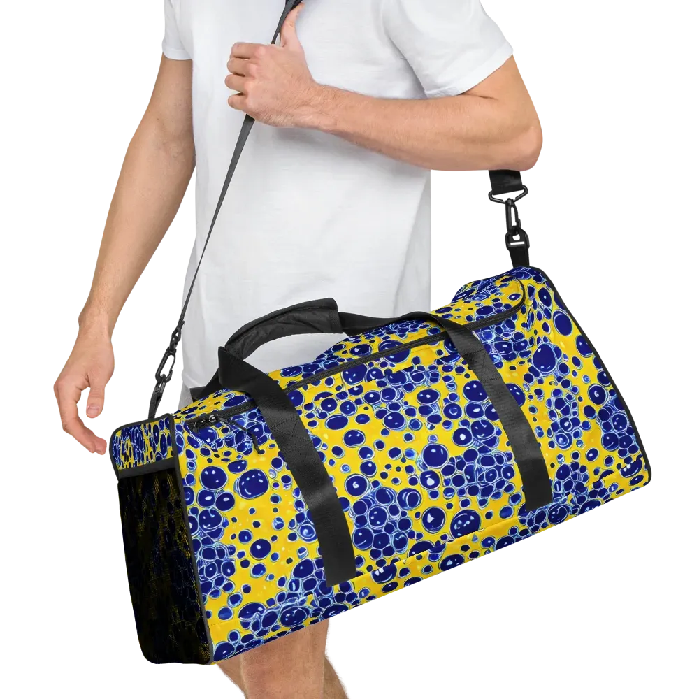 Cobalt Fizz on Duffle Bag — Right Front