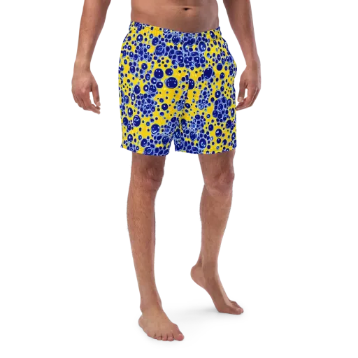 Cobalt Fizz on a Swim Trunks