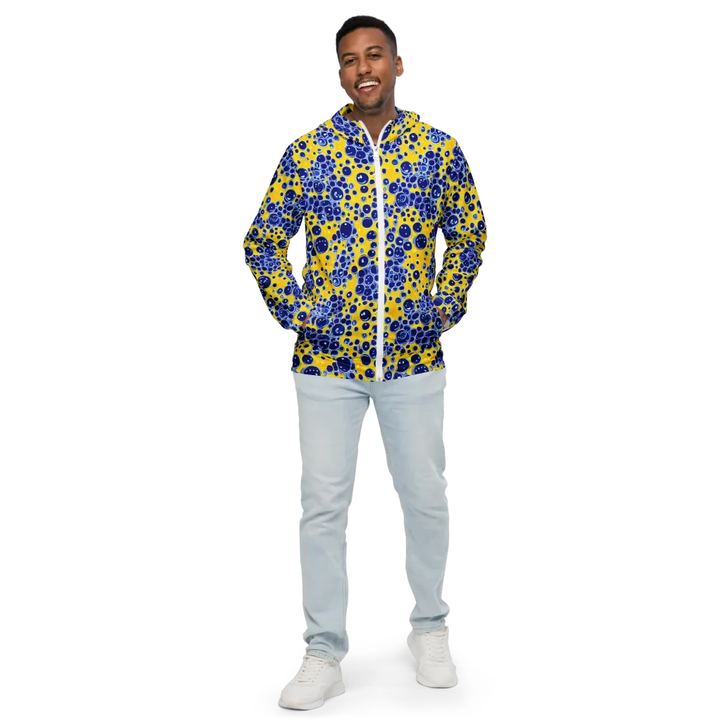 Cobalt Fizz on Men's Windbreaker — Front