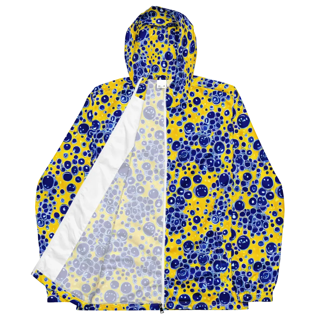 Cobalt Fizz on Men's Windbreaker — Front