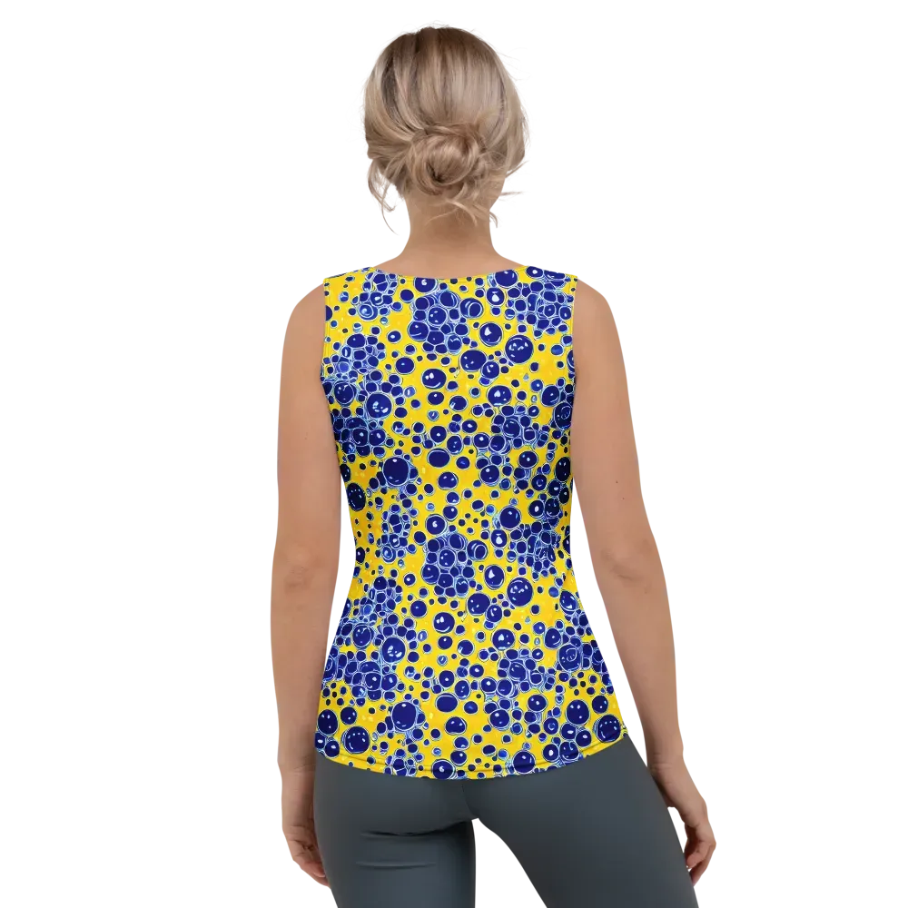 Cobalt Fizz on Women's Tank Top — Back