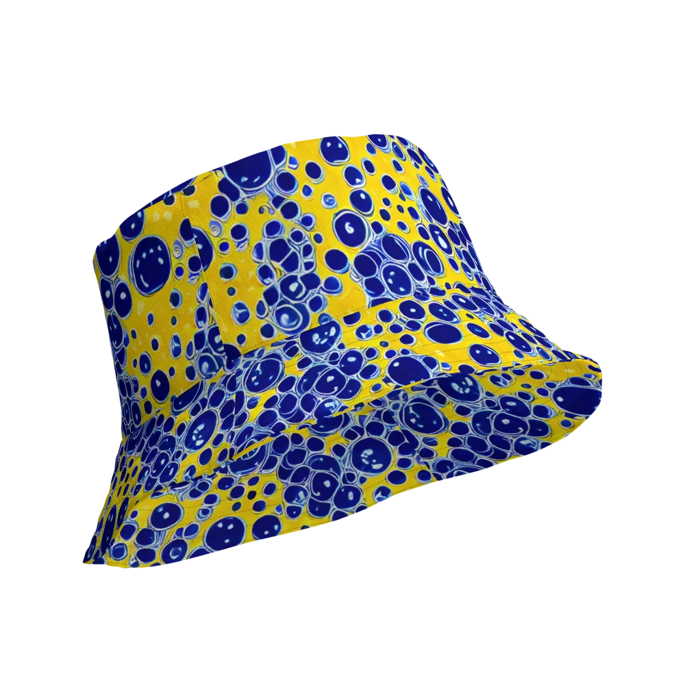 Cobalt Fizz on Reversible Bucket Hat — Product details Outside
