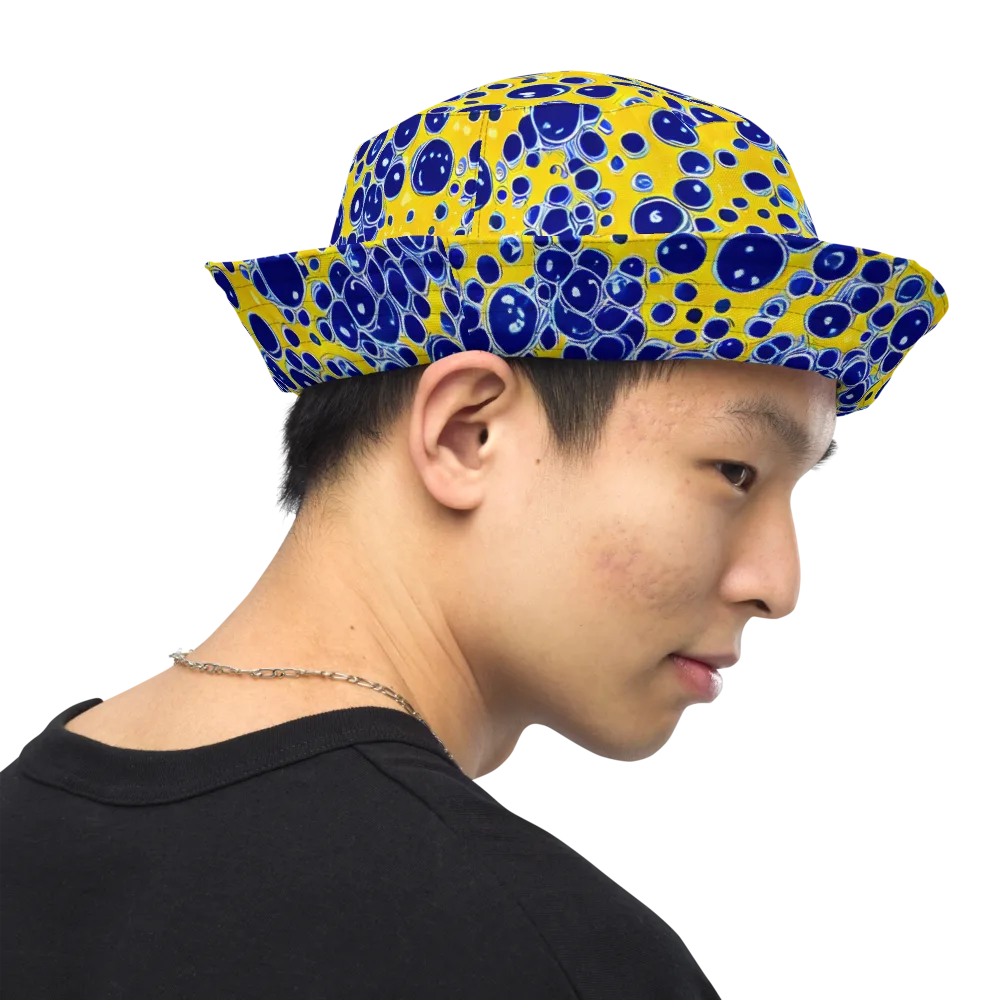 Cobalt Fizz on Reversible Bucket Hat — Right Outside