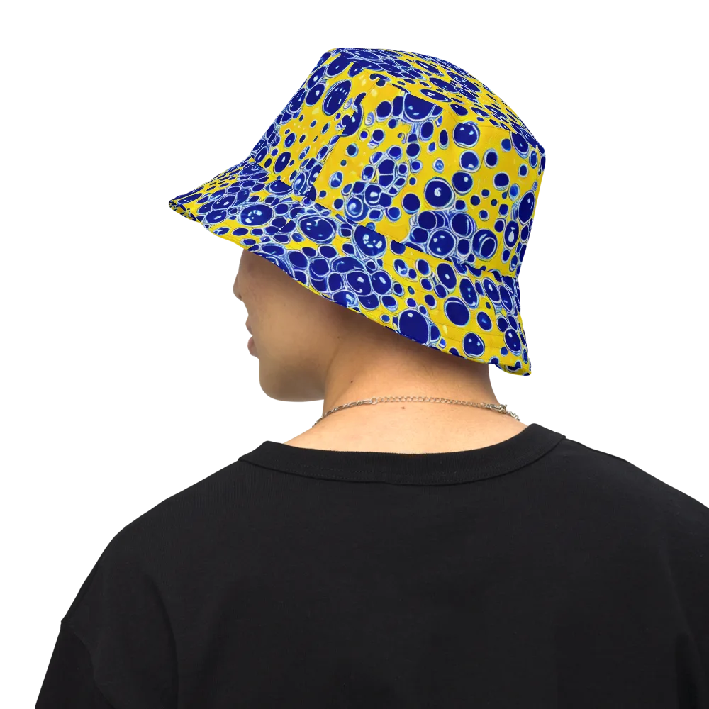 Cobalt Fizz on Reversible Bucket Hat — Back Inside