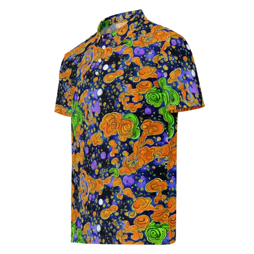 Cobalt Candy on a Men's Slim Fit Polo Shirt