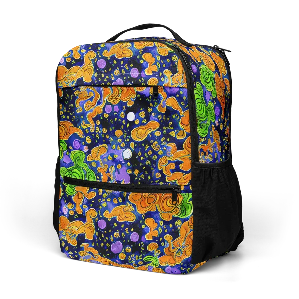 Cobalt Candy on Utility Backpack — Left Front