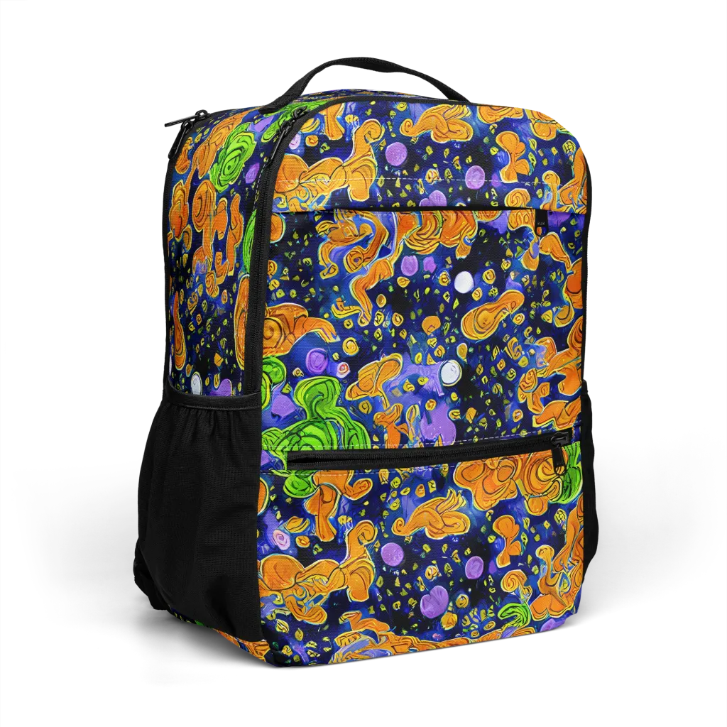 Cobalt Candy on Utility Backpack — Right Front