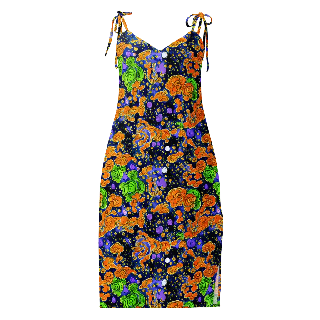 Cobalt Candy on Slip Dress — Front