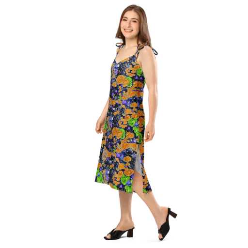 Cobalt Candy on a Slip Dress