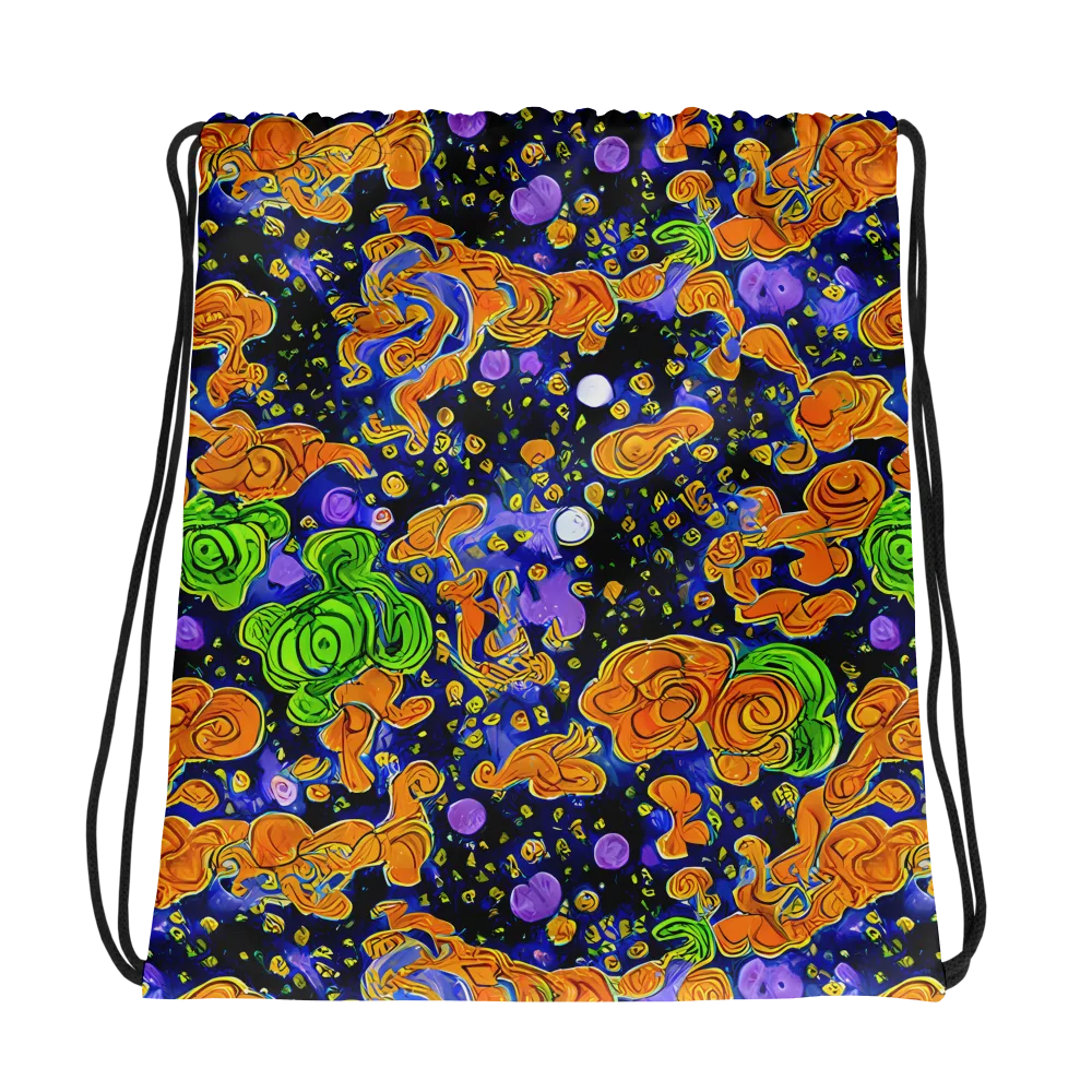 Cobalt Candy on Drawstring Bag — Photo