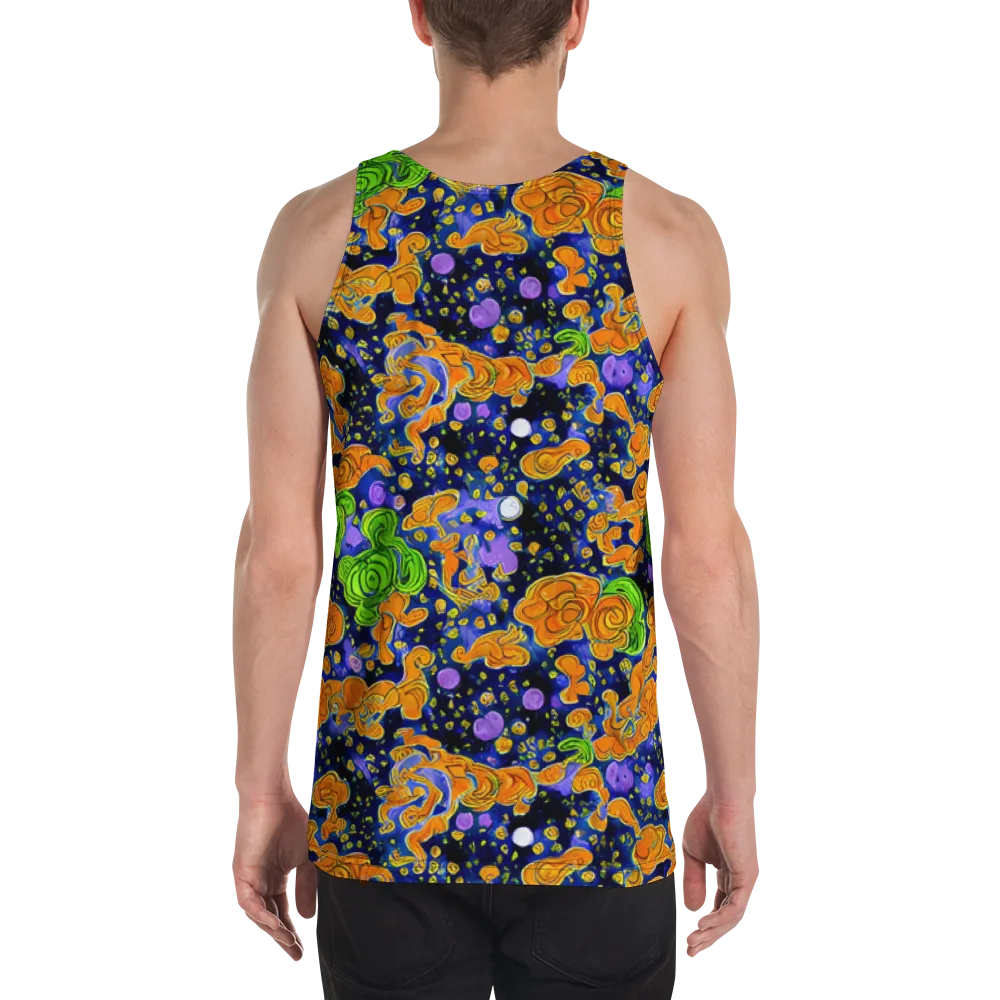 Cobalt Candy on Men's Tank Top — Back