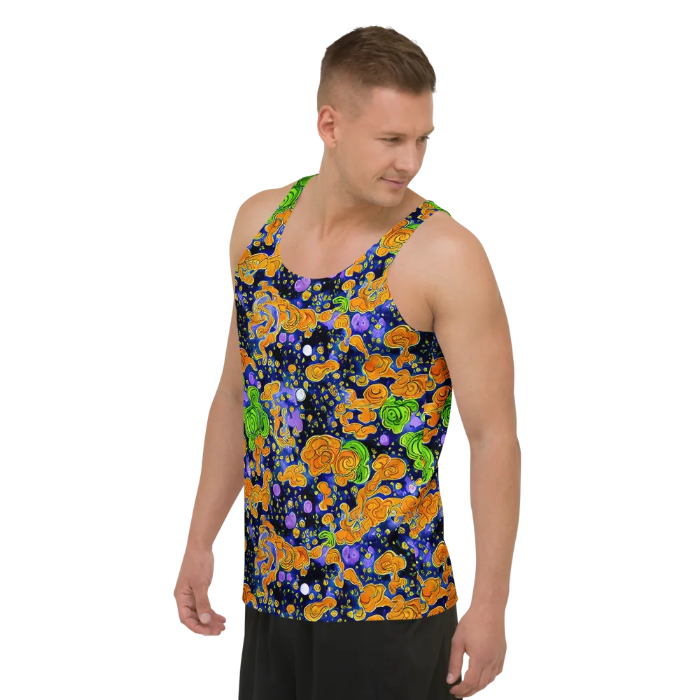 Cobalt Candy on Men's Tank Top — Left Front