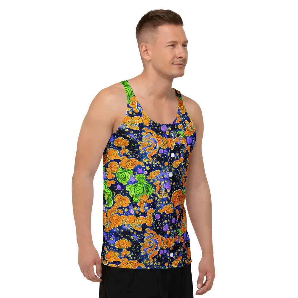 Cobalt Candy on Men's Tank Top — Right Front