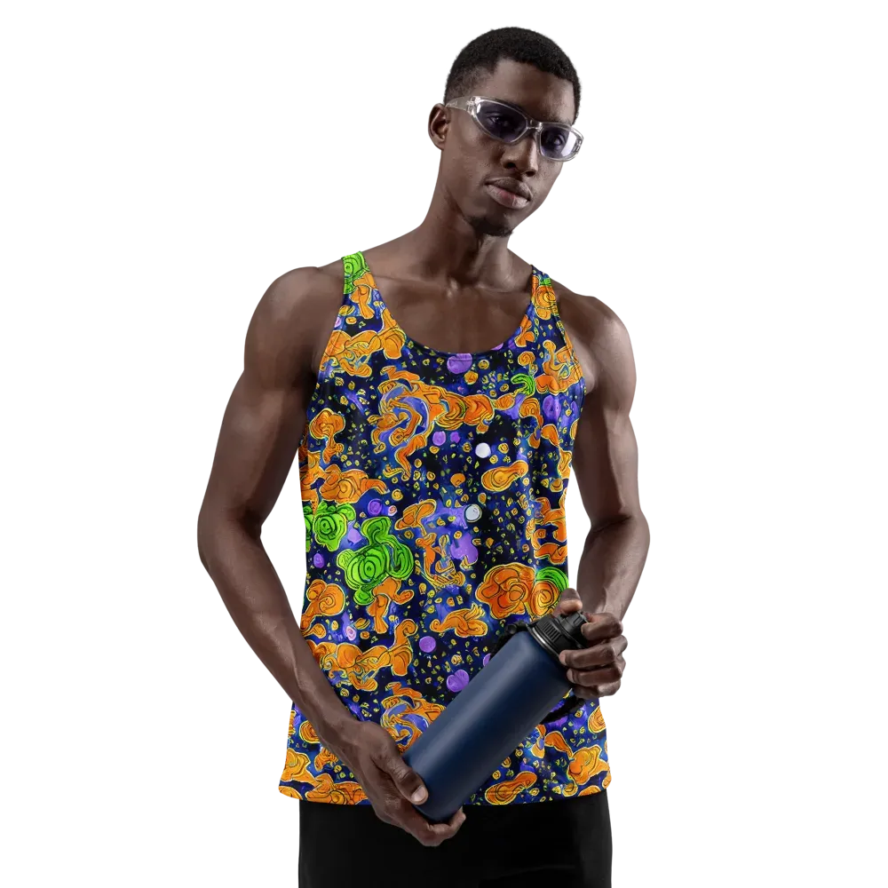 Cobalt Candy on Men's Tank Top — Front