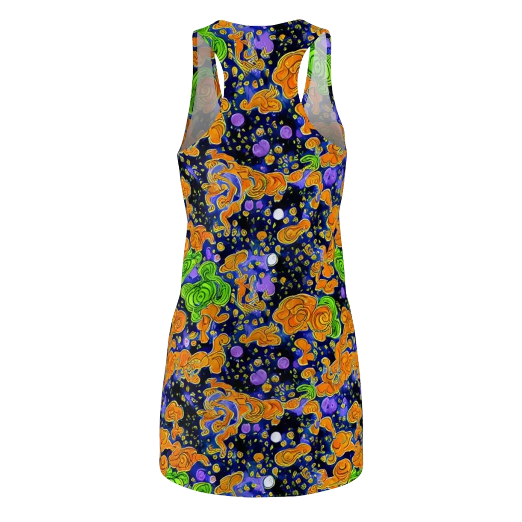 Cobalt Candy on Racerback Dress — Back
