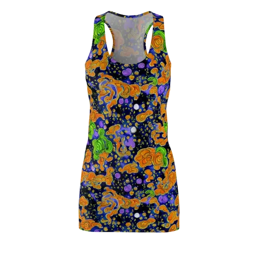 Cobalt Candy on a Racerback Dress