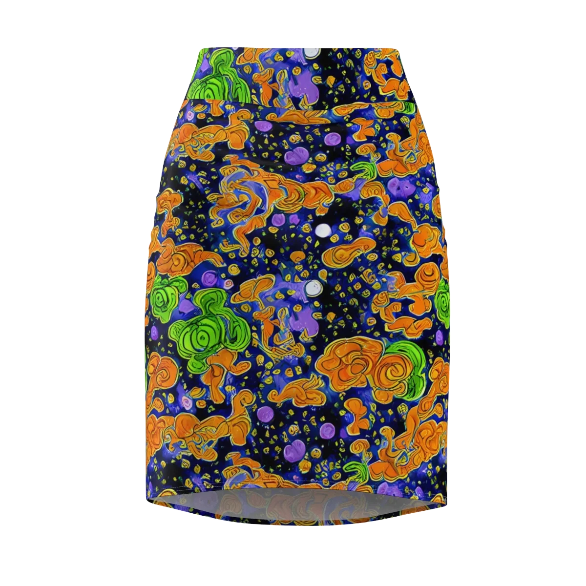 Cobalt Candy on Pencil Skirt — Front