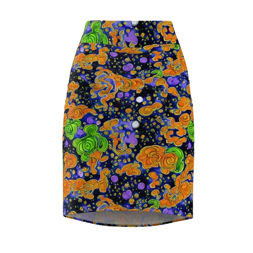 Cobalt Candy on a Pencil Skirt