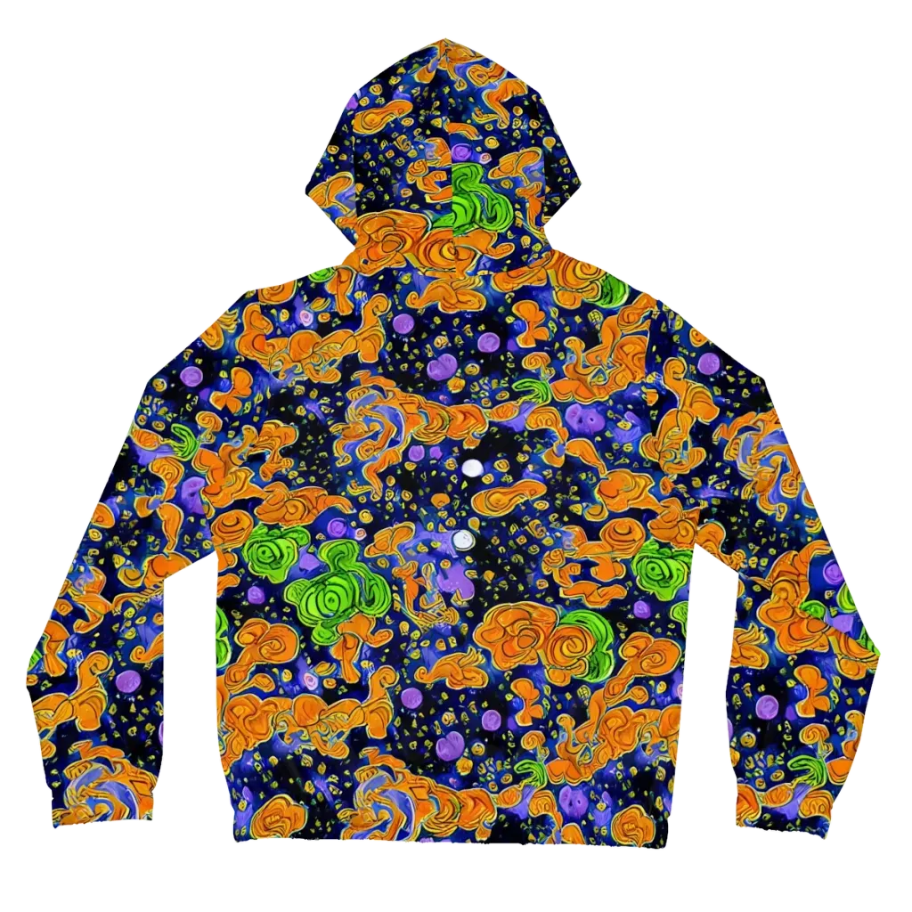 Cobalt Candy on Women's Full-Zip Hoodie — Back