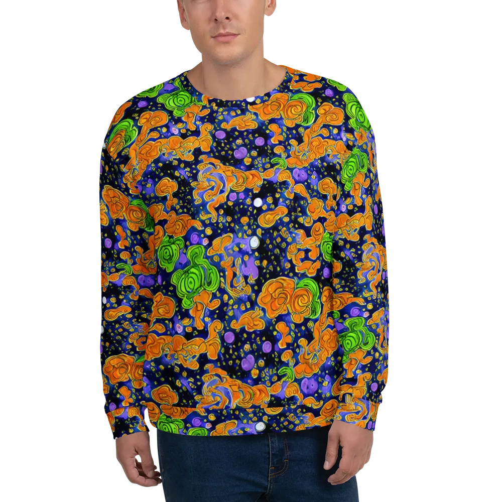 Cobalt Candy on Sweatshirt — Front