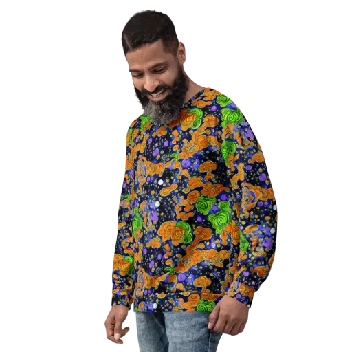 Cobalt Candy on a Sweatshirt