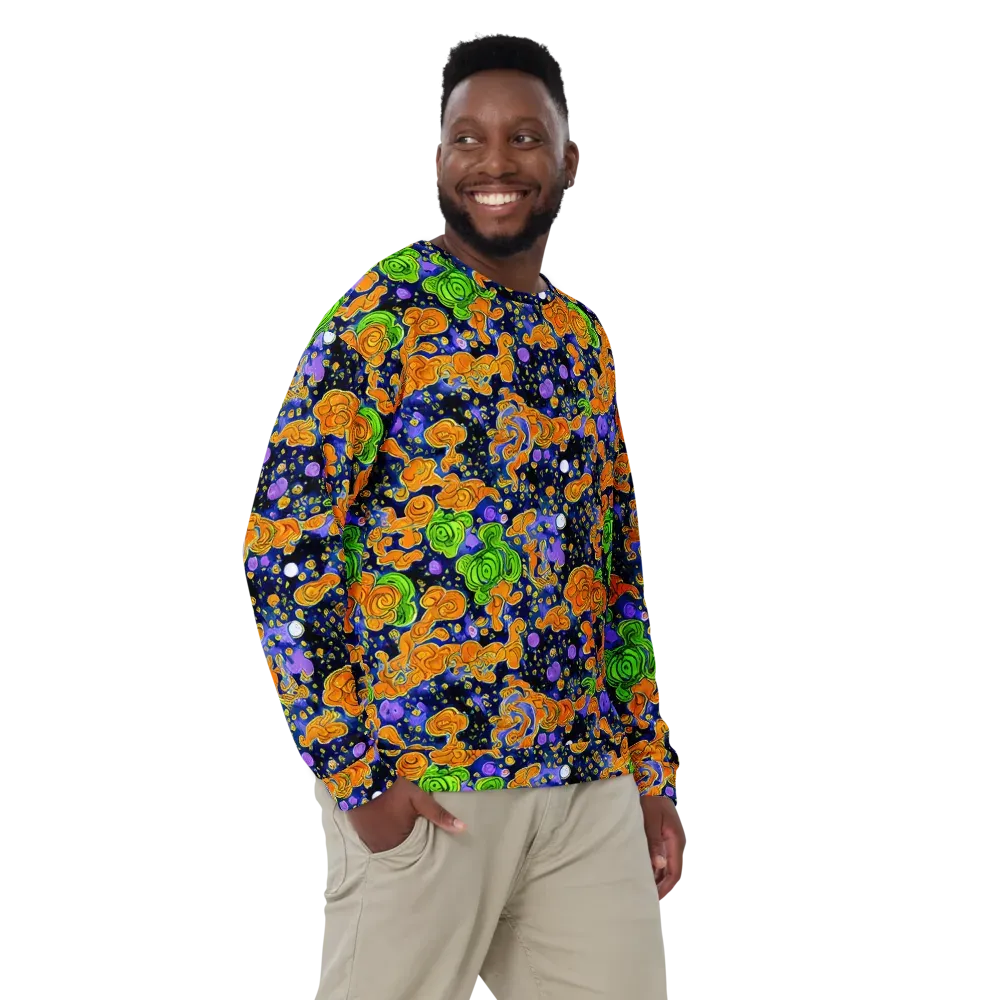 Cobalt Candy on Sweatshirt — Front