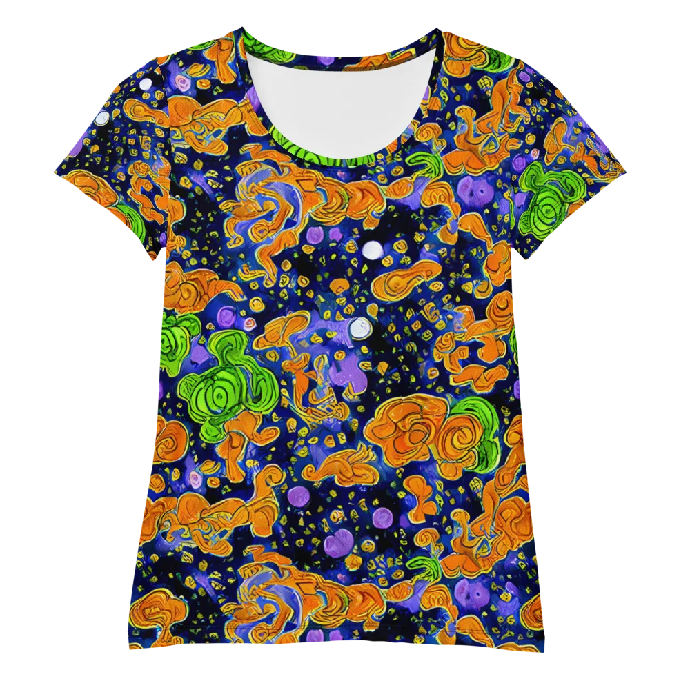 Cobalt Candy on Women's Athletic T-Shirt — Front