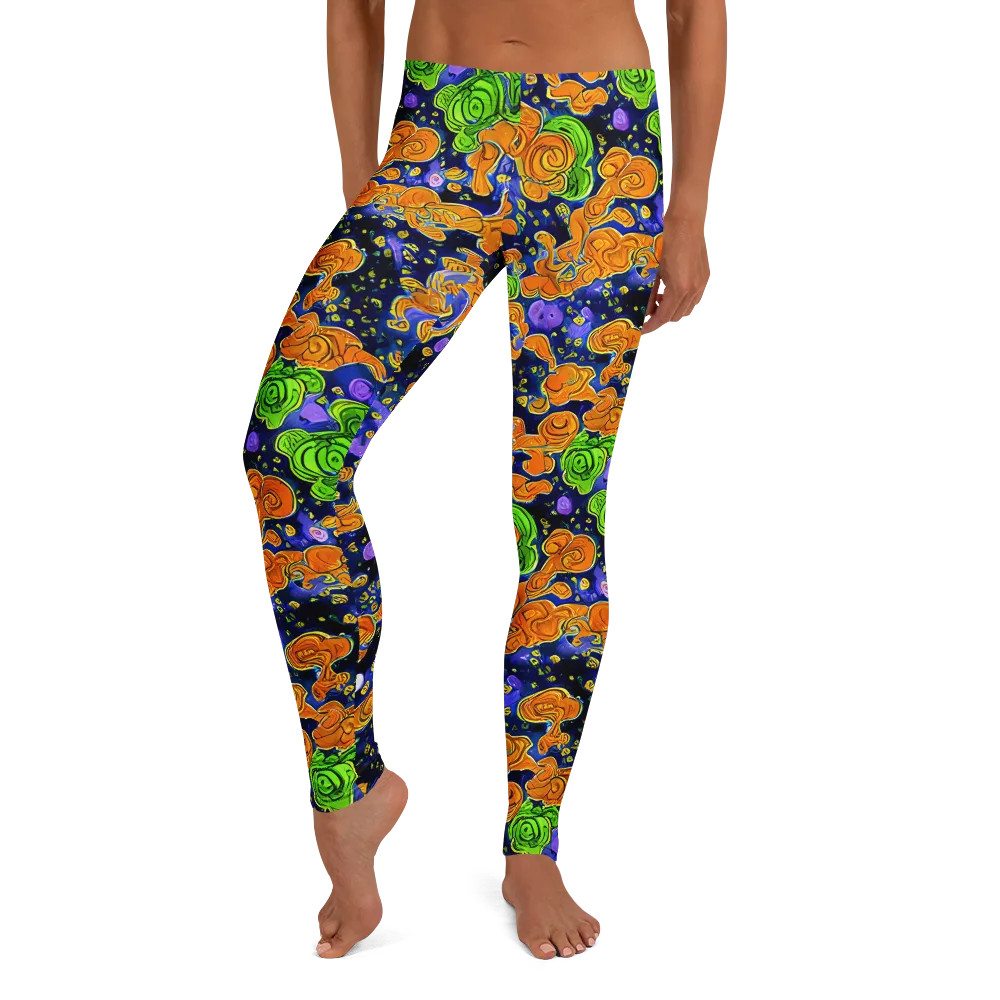 Cobalt Candy on Leggings — Front