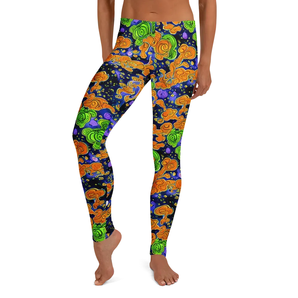 Cobalt Candy on Leggings — Front