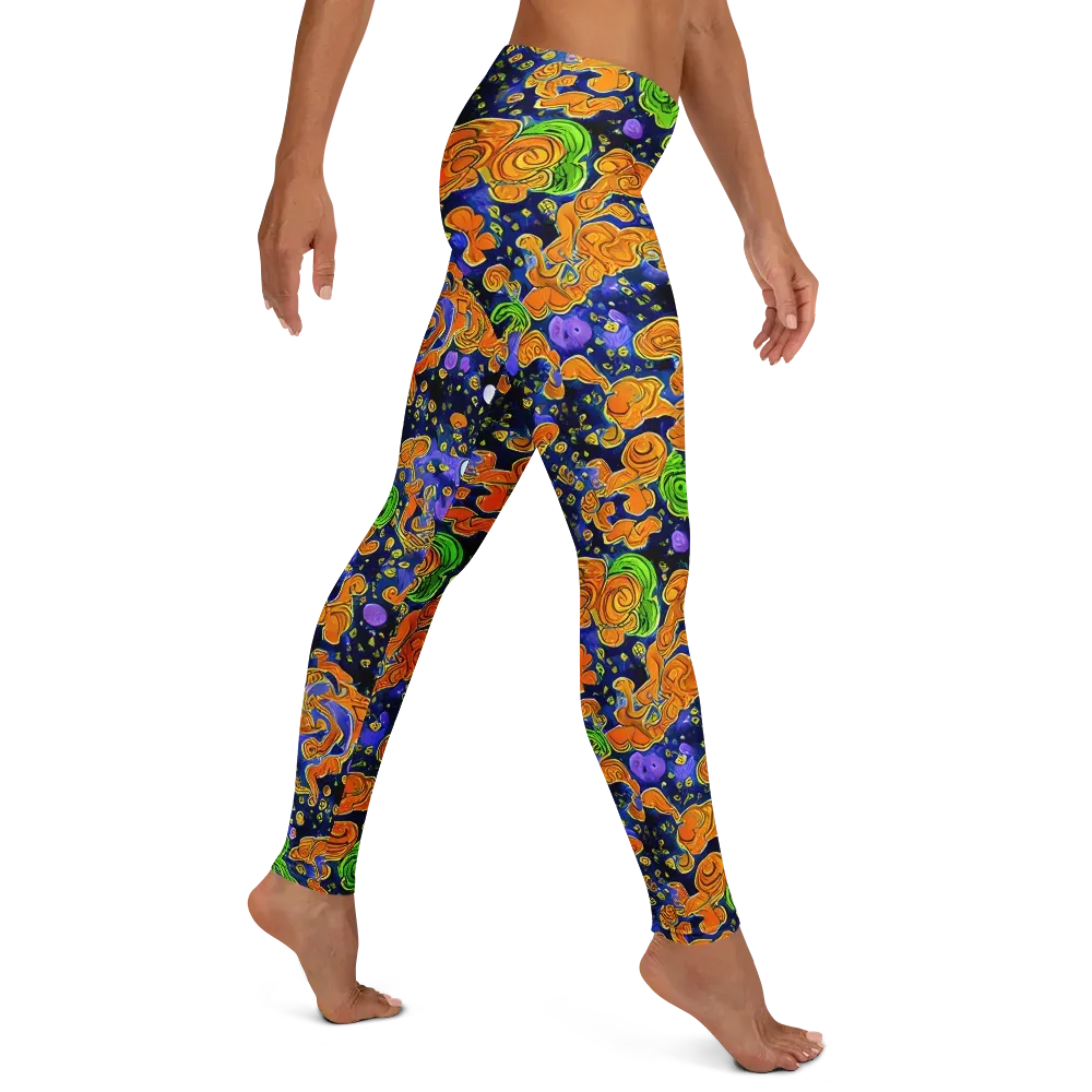 Cobalt Candy on Leggings — Right