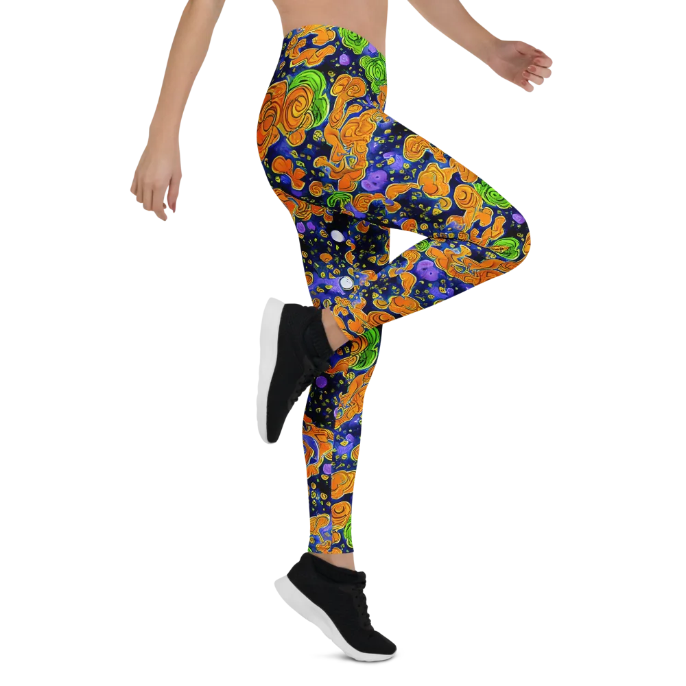 Cobalt Candy on Leggings — Right