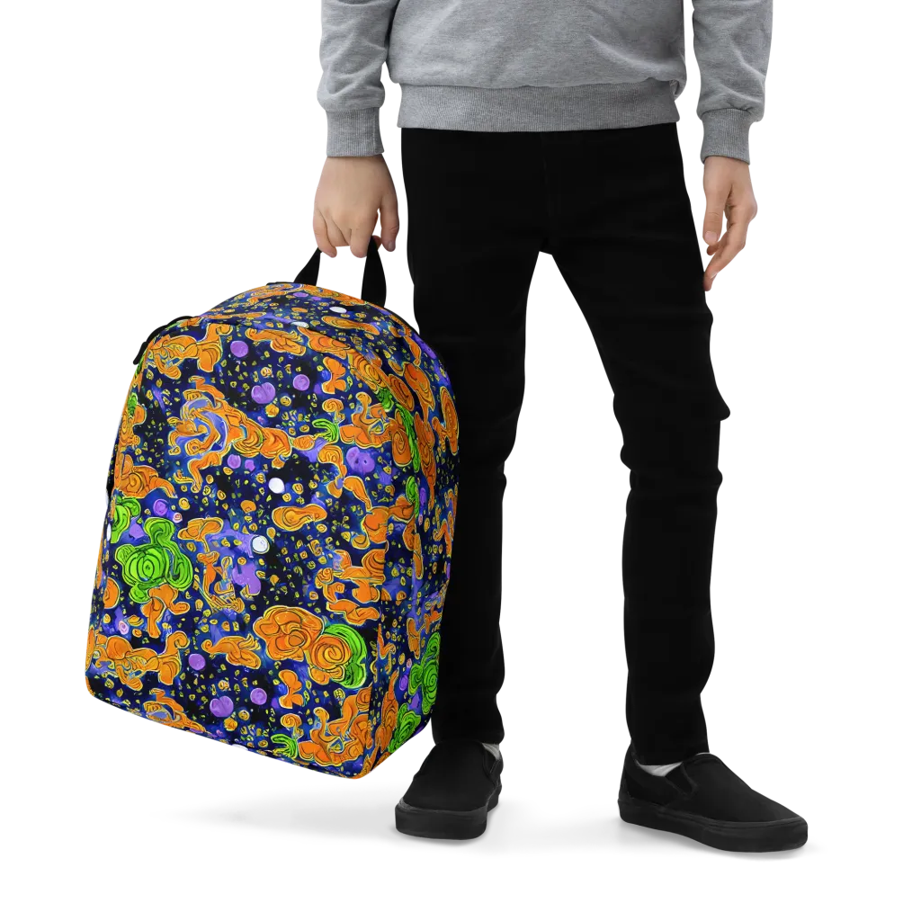 Cobalt Candy on Minimalist Backpack — Zoomed-in