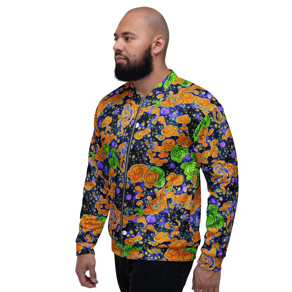 Cobalt Candy on Bomber Jacket — Left