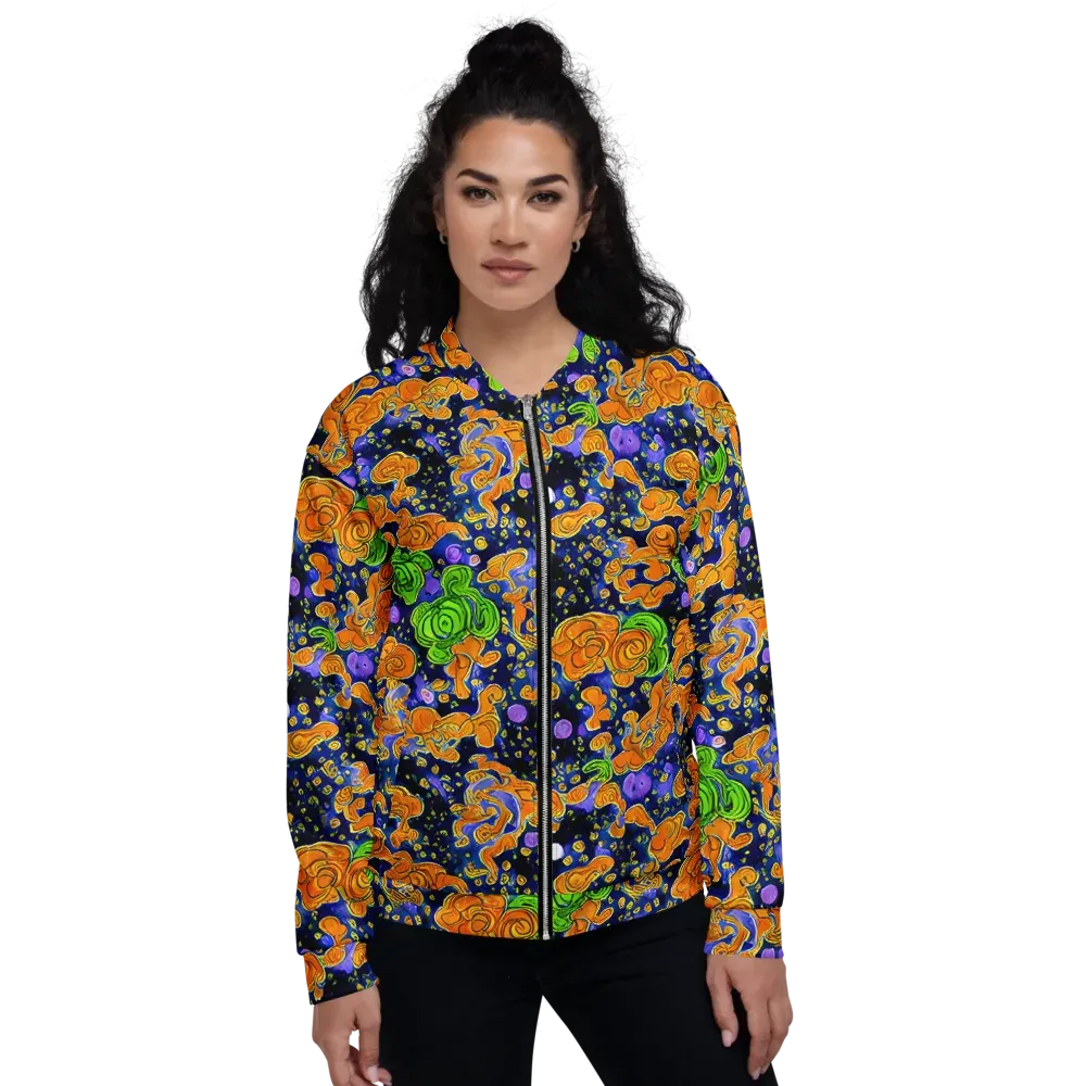 Cobalt Candy on Bomber Jacket — Front