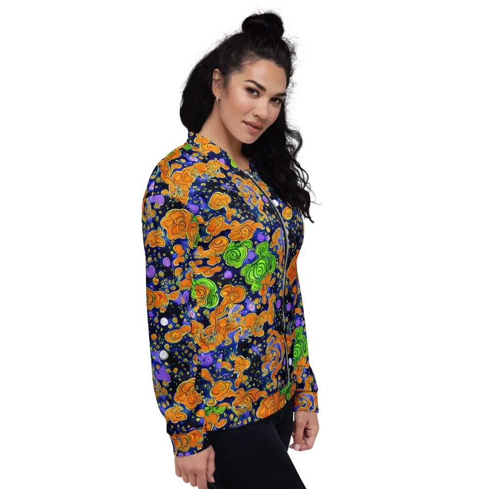 Cobalt Candy on Bomber Jacket — Right