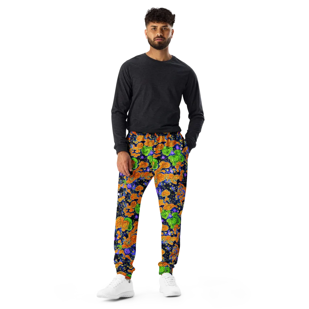 Cobalt Candy on Men's Joggers — Front