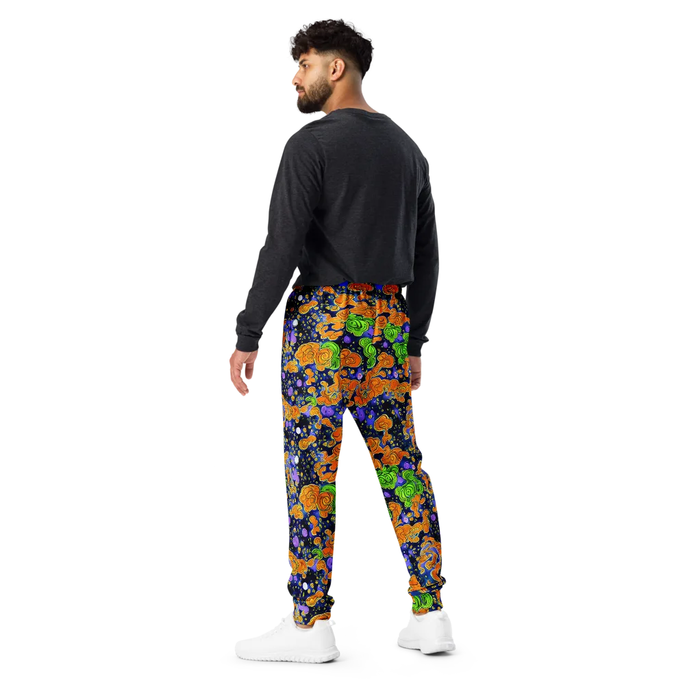 Cobalt Candy on Men's Joggers — Back