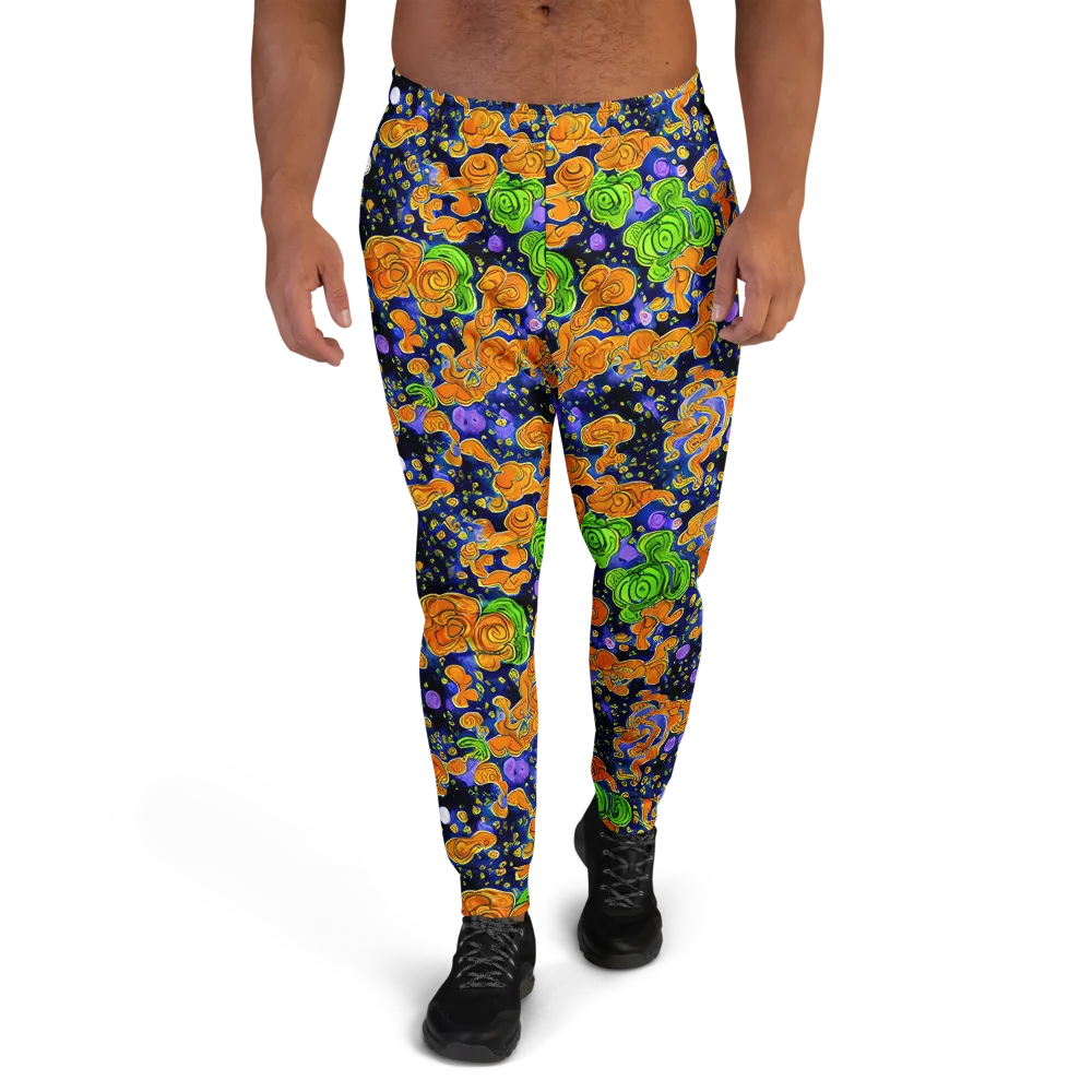 Cobalt Candy on Men's Joggers — Front