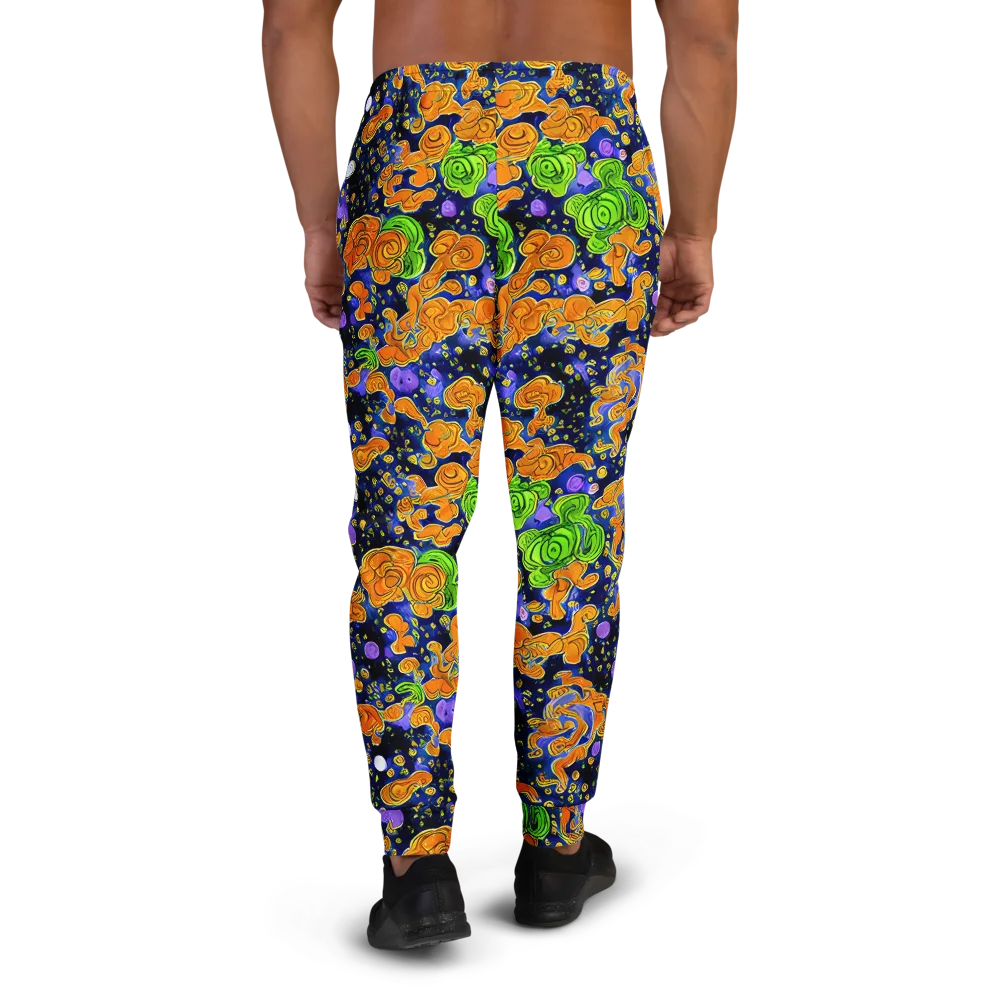 Cobalt Candy on Men's Joggers — Back