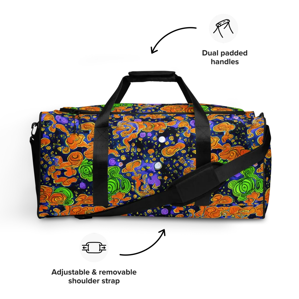 Cobalt Candy on Duffle Bag — Front