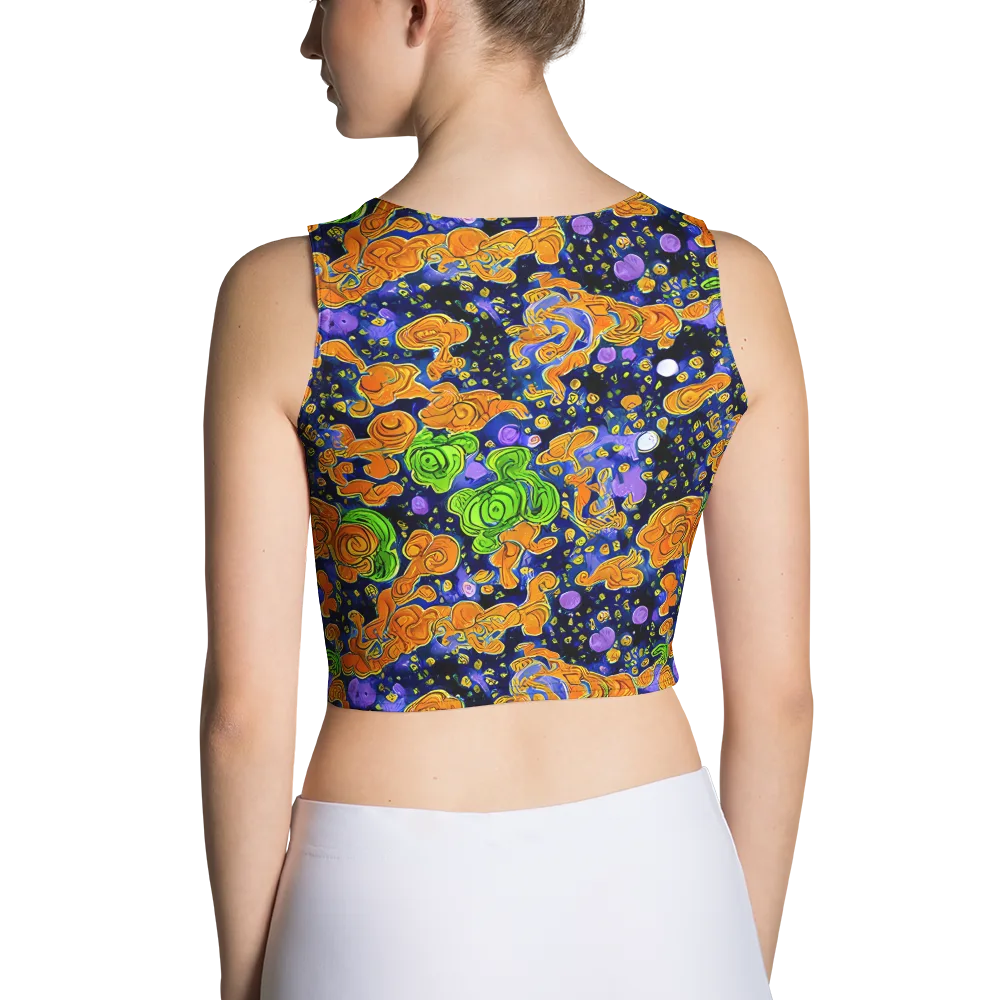 Cobalt Candy on Crop Top — Back